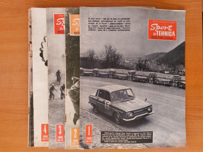 Revista Sport si Tehnica/ 1966 editie completa/ 12 volume// foto