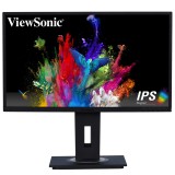 Monitor Second Hand ViewSonic VG2448, 24 Inch Full HD IPS LED, VGA, HDMI, Display Port, USB 3.2, A- NewTechnology Media