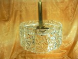 Lustra Art Deco Mid Century Modern, Doria, cristal, alama, unica, vintage