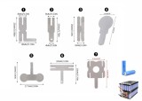 Benzi Placute Nichel Forme Speciale pentru Sudura in Puncte Acumulatori Li ion set 10buc