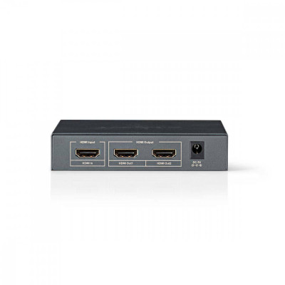 Spliter HDMI intrare HDMI - 2x HDMI iesire Nedis foto