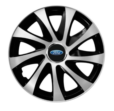 Set 4 capace roti Drift exrta Gri-Negru R16 pentru gama auto Ford foto