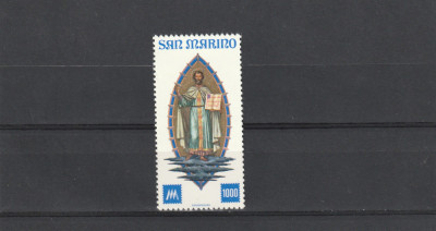 San Marino 1977-Centenarul primei marci postale in San Marino,MNH.Mi.1147 foto