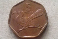 MONEDA 5 THEBE 1998-BOTSWANA foto