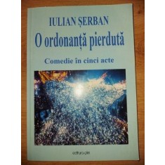 O ordonanta pierduta- Iulian Serban