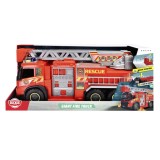 DICKIE MASINA DE POMPIERI CU PULVERIZATOR DE APA SI SCARA 57CM SuperHeroes ToysZone