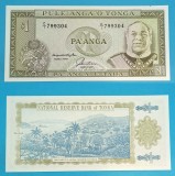 Bancnota Tonga 1 Pa&#039;anga 1992 Tupou IV, AUNC+, Seria C/I 799304, P#25, Oceania