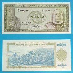 Tonga 1 Pa&#039;anga 1992 &#039;Tupou IV&#039; aUNC+ serie: C/I 799304 p#25