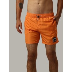 Pantaloni scurti barbati pentru inot cu talie medie si croiala Regular fit, KL22MBM01, Portocaliu, S