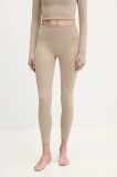 Joy in me jambiere de yoga Oneness Ease culoarea bej, neted, Oneness Ease 7/8