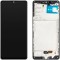 Display cu Touchscreen MP compatibil cu Samsung Galaxy A42 5G A426, cu Rama, Versiune OLED, Negru