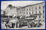 Bucovina - aprox. 1923 - Cernauti - zona centrala, printata, circulata, foarte animata, 1 timbru intact, stampila VIJNITA, Fotografie