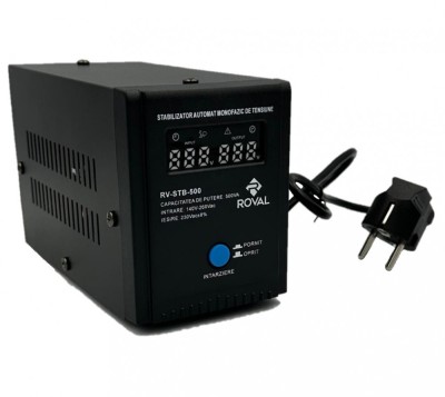 Stabilizator Automat Monofazic de tensiune Roval 500 VA foto