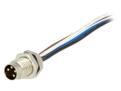 Conector M8 Tată 4 PIN cu Cabluri și Soclu Nano-Change IP67 foto