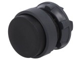 Comutator cu apăsare 22mm negru