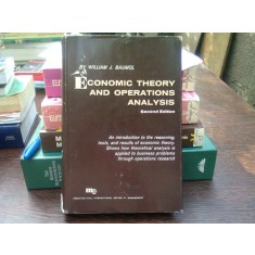 Economic theory and operations analysis - William J. Baumol (Teoria economică și analiza operațiunilor)