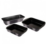 Set tavi pentru copt Carbon Pro Berlinger Haus, 3 piese, suprafata titan