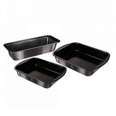 Set tavi pentru copt Carbon Pro Berlinger Haus, 3 piese, suprafata titan foto