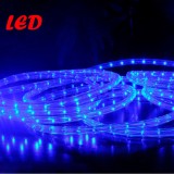 Cablu luminos LED Hoff, D 11 mm, albastru