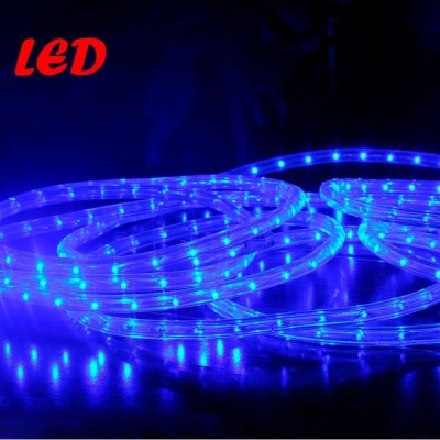 Cablu luminos LED Hoff, D 11 mm, albastru foto