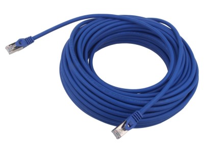 Cablu patch cord S/FTP Cat 6a LSZH 20m foto