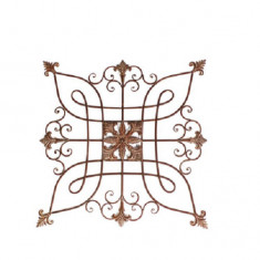 Decoratiune de perete din fier forjat antik brown RZ-191