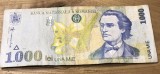 (1) Romania bancnota 1000 lei 1998
