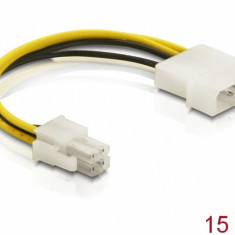 Cablu intern alimentare P4 (Intel) la Molex 15cm, Delock 82391