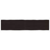 VidaXL Blat masă, 180x40x(2-4) cm, maro, lemn tratat contur organic