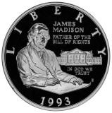 C10 USA 1/2 dollar 1993 /Argint / The Bill of Rights/Proof
