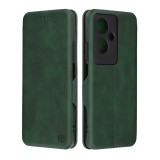 Husa tip carte pentru oppo a79 5g / oneplus nord n30 se, techsuit, inchidere magnetica, green