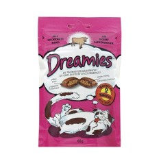 Buca?ici de recompensa pentru pisici - DREAMIES perini?e cu carne de bovin, 60g foto