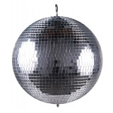 Glob disco pentru petreceri Mirror Ball, diametru 40 cm, Argintiu, General