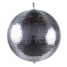 Glob disco pentru petreceri Mirror Ball, diametru 30 cm, Argintiu