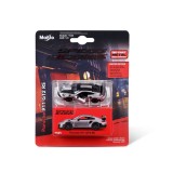 MAISTO MASINUTA METALICA SPEED ICONS PORSCHE 911 GT2 RS SILVER BLACK SCARA 1 LA 64 SuperHeroes ToysZone