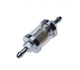 Filtru benzina metalic, transparent, culoare crom Cod Produs: MX_NEW AA1244