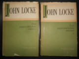 John Locke - Eseu asupra intelectului omenesc 2 volume (1961, editie cartonata)