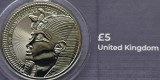 5 pounds 2022 Marea Britanie, Tutankhamun&rsquo;s Tomb Centenary, Brilliant uncirculated, Coincard, km#2199, Europa