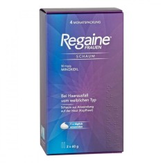 Spuma, Rogaine, impotriva Caderii Parului, Minoxidil 5%, pentru Femei, 4 luni foto