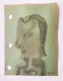 Arnold Daghani, Portrete, Acuarela, Avangardism, Tehnica