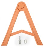 Suport cric lateral tip agrafa pentru cross-enduro, culoare portocaliu Cod Produs: MX_NEW ROY15687