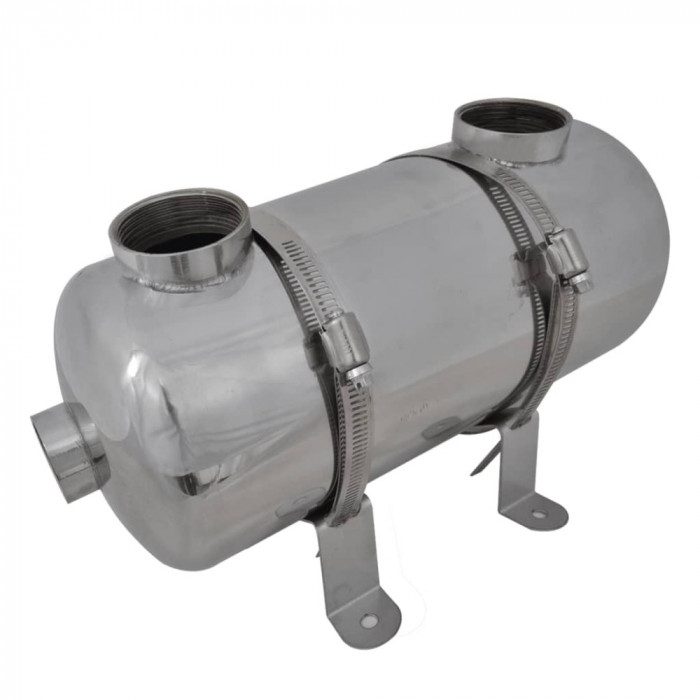 Schimbător de căldură pentru piscină 355 x 134 mm 40 kW 90868