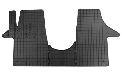Set covorase auto din cauciuc VW T5 2003-2014, [ tunel inalt ], Negre foto