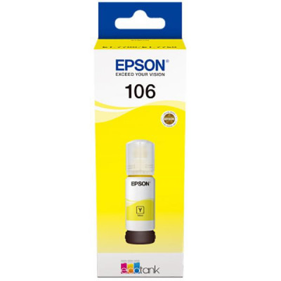 Epson 106 ecotank yellow ink bottle foto