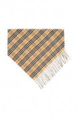 Esarfa barbat Burberry vintage check double layer cashmere bandana scarf 4068871 Multicolor foto