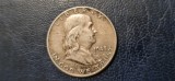 SUA 1/2 Dollar Argint 1948, Moneda Straine Argint, Half Dollar SUA, Silver Coin