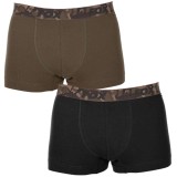 Set Boxeri FOX Shorts Khaki &amp; Black, Marime L, 2buc/set