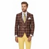 Sacou barbati casual in carouri SCRE09, 46, 48, 50, 52, 54, 56