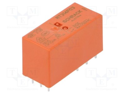 Releu electromagnetic TE Connectivity SPDT 3V 16A THT 9 pini foto