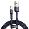 Cablu Date si Incarcare USB-A - Lightning Baseus Cafule, 18W, 2m, Bleumarin CALKLF-CV3, Apple